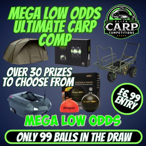 MEGA LOW ODDS £6.99 ULTIMATE CARP COMP #2