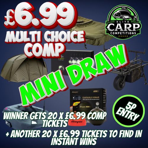 £6.99 MULTI CHOICE COMP MINI DRAW #3