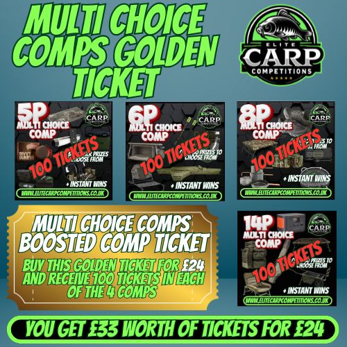 MULTI CHOICE COMPS GOLDEN TICKET #2