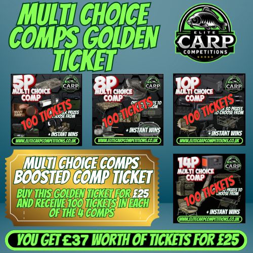 MULTI CHOICE COMPS GOLDEN TICKET #10