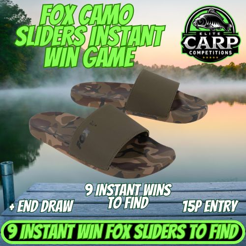 FOX CAMO SLIDERS INSTANT WIN GAME + END DRAW