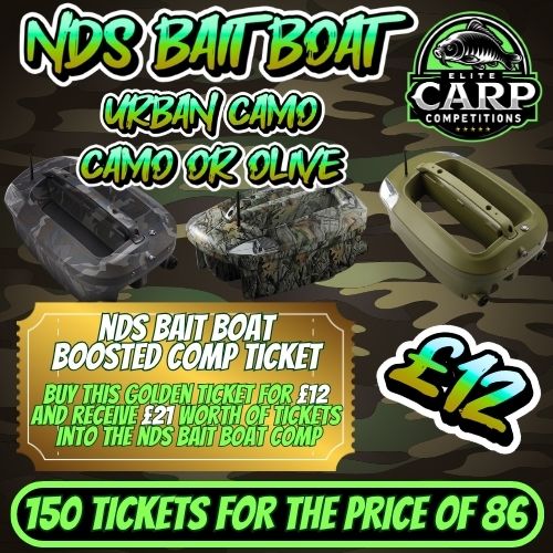 NDS BAIT BOAT COMP GOLDEN TICKET #1