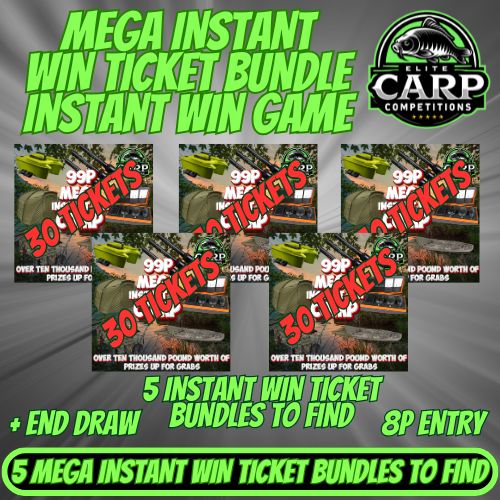 MEGA INSTANT WIN TICKET BUNDLE INSTANT WIN GAME + END DRAW