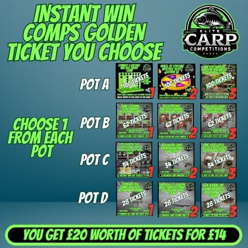 INSTANT WIN COMPS GOLDEN TICKET YOU CHOOSE 1 FROM EACH POT #3