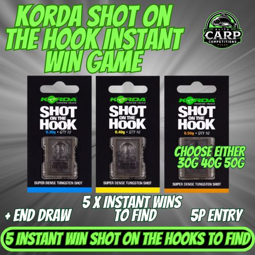 KORDA SHOT ON THE HOOK INSTANT WIN GAME + END DRAW