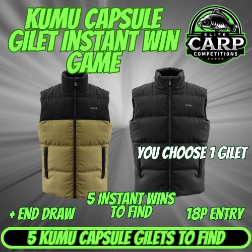 KUMU CAPSULE GILET INSTANT WIN GAME + END DRAW