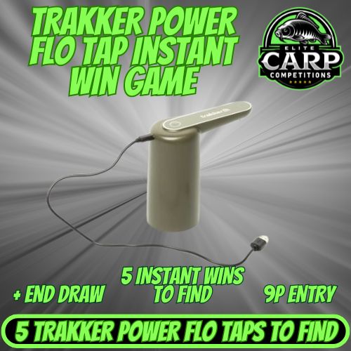 TRAKKER POWER FLO TAP INSTANT WIN GAME + END DRAW