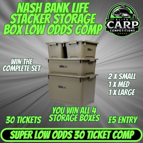 NASH BANK LIFE STACKER STORAGE BOX SET LOW ODDS COMP