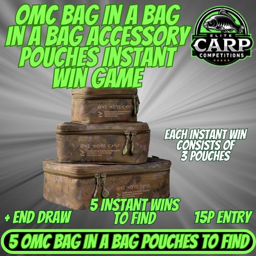 OMC BAG IN A BAG ACCESSORY POUCHES INSTANT WIN GAME+ END DRAW