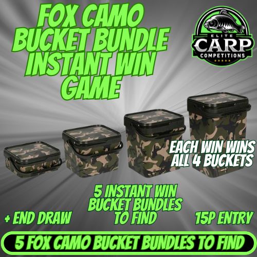 FOX CAMO BUCKET BUNDLE INSTANT WIN GAME + END DRAW