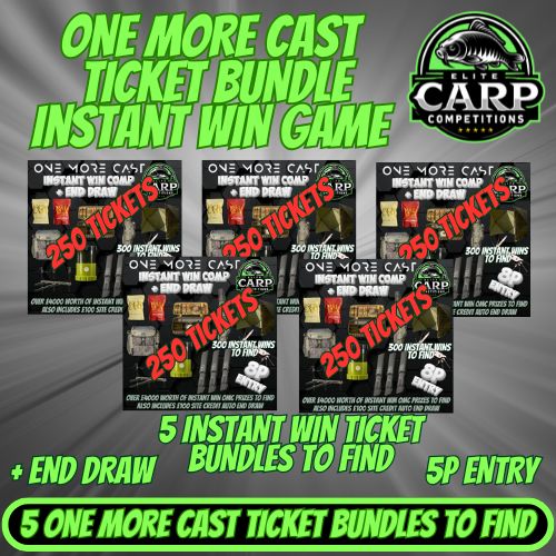 ONE MORE CAST TICKET BUNDLE INSTANT WIN GAME + END DRAW #2