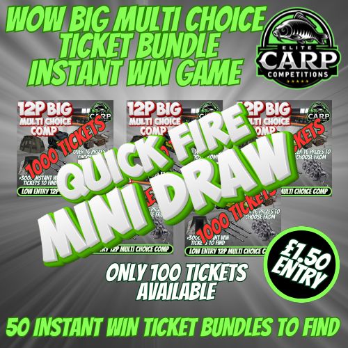 QUICK FIRE INSTANT WIN WOW BIG TICKET BUNDLE MINI DRAW #002